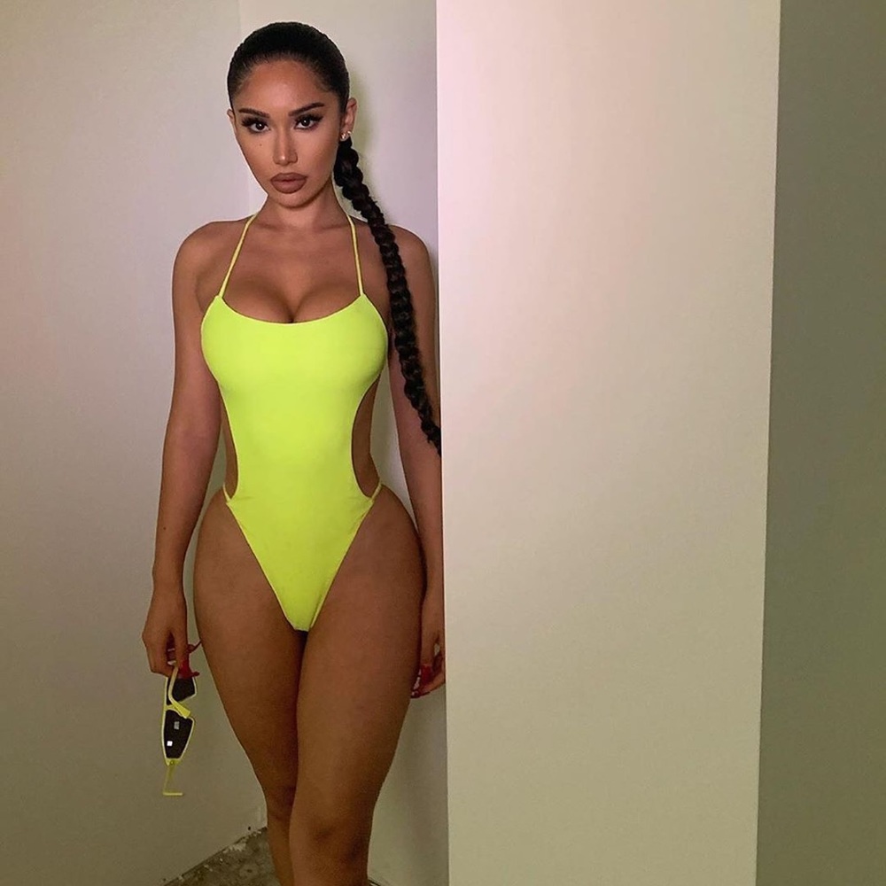 Fashion Nova Seashore Babe Strappy One Piece